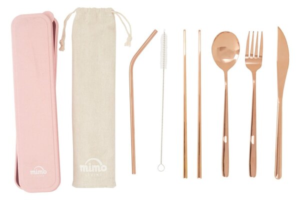 Posate in acciaio inox color rame 6 pezzi Mimo - Premier Housewares