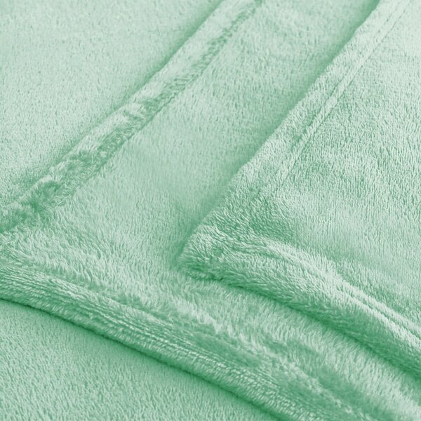 Plaid verde chiaro , 150 x 200 cm Mic - DecoKing