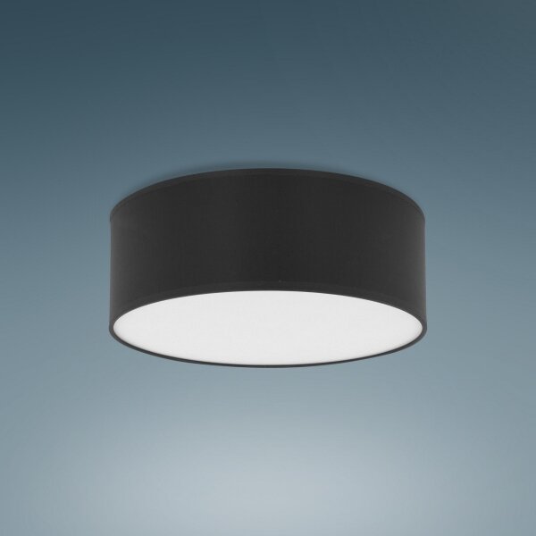 Plafoniera RONDO 4xE27/15W/230V d. 45 cm nera