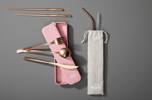 Posate in acciaio inox color rame 6 pezzi Mimo - Premier Housewares