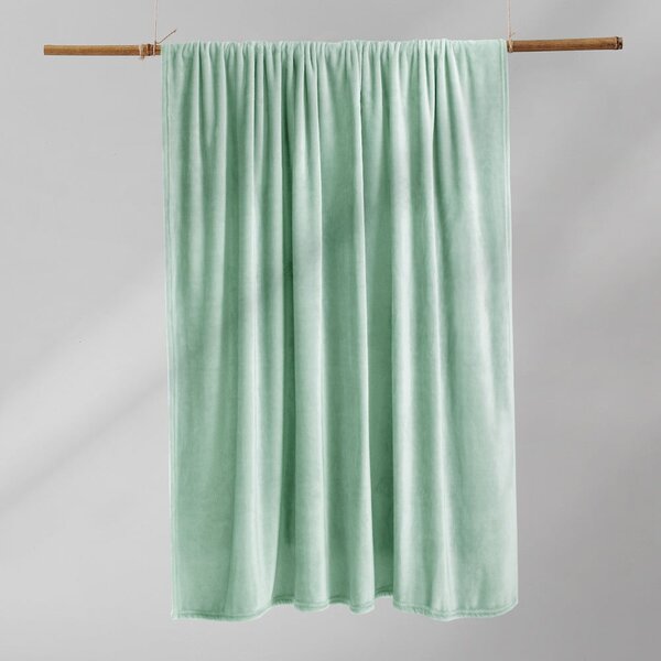 Plaid verde chiaro , 150 x 200 cm Mic - DecoKing