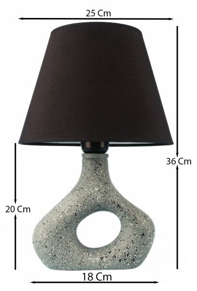 Lampada da tavolo 1xE27/40W/230V nero/verde
