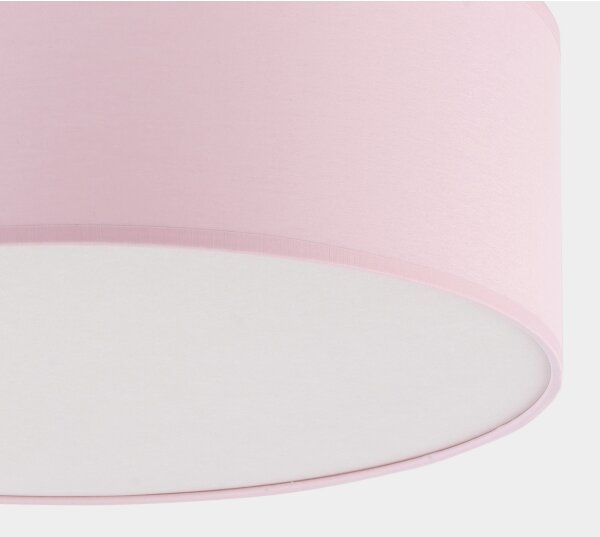 Plafoniera per bambini RONDO KIDS 4xE27/15W/230V rosa