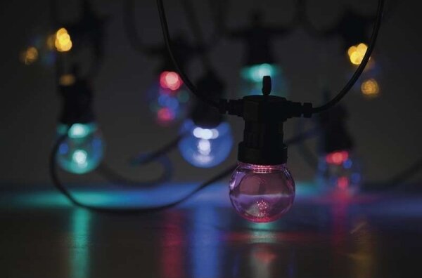 Catena luminosa decorativa per esterni 50xLED/10m IP44 trasparente