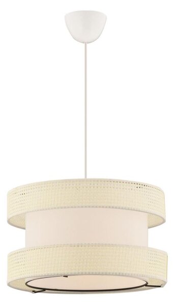 Lampadario a sospensione su cavo HALO 1xE27/60W/230V colore crema