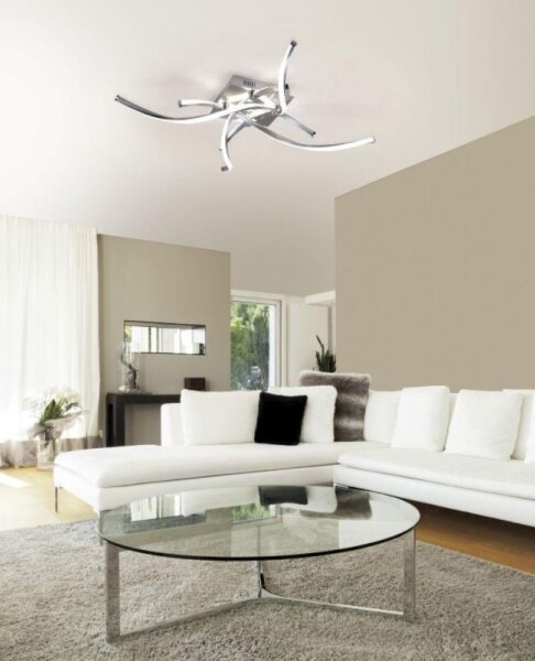 Paul Neuhaus 9144-55 - Lampadario a LED dimmerabile da superficie POLINA LED/27W/230V