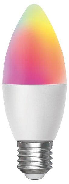 LED RGBW Lampadina C37 E27/4,9W/230V 2700-6500K - Aigostar