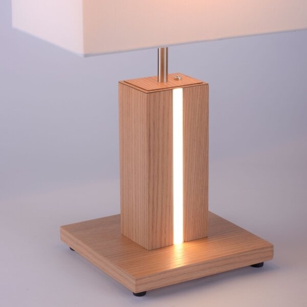 Leuchten Direkt 11421-78 - Lampada da tavolo LED AMANDA 1xE27/40W/230V + LED/5W