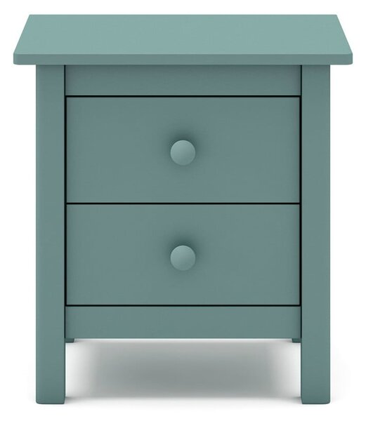 Comodino per bambini in legno di pino color petrolio Max - Marckeric