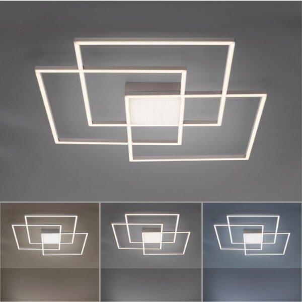 Leuchten Direkt 14713-55 - Lampadario LED da superficie dimmerabile ASMIN LED/45W/230V + tc