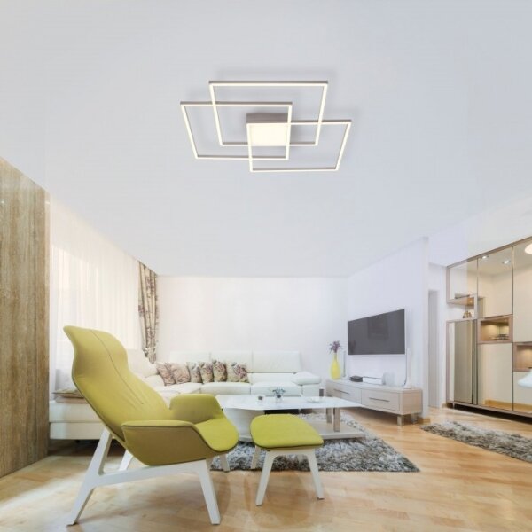 Leuchten Direkt 14713-55 - Lampadario LED da superficie dimmerabile ASMIN LED/45W/230V + tc
