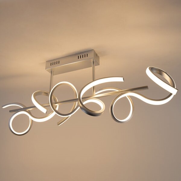 Leuchten Direkt 19032-21 - Lampadario LED dimmerabile da superficie CURLS LED/25,8W/230V