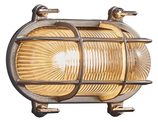 Nordlux - Applique da esterno HELFORD 1xE27/12,5W/230V IP64 grigia