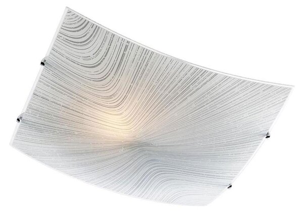 Redo 05-812 - Plafoniera SHAKE 1xE27/42W/230V 29,5x29,5 cm bianca