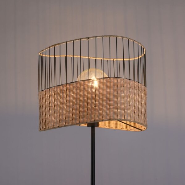 Leuchten Direkt 11151-79 - Lampada da terra REED 1xE27/60W/230V