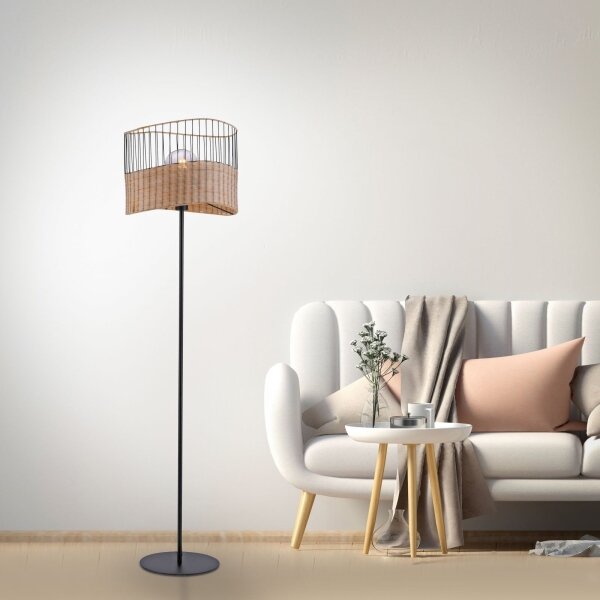 Leuchten Direkt 11151-79 - Lampada da terra REED 1xE27/60W/230V