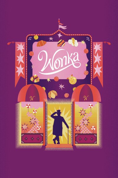 Stampa d'arte Wonka - Candy Store, (26.7 x 40 cm)