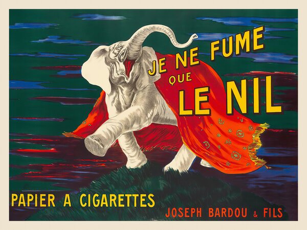 Stampa artistica The Nile Vintage Cigarette Ad - Leonetto Cappiello, (40 x 30 cm)