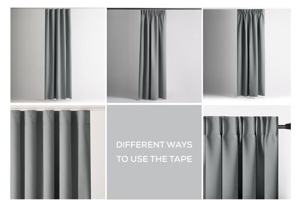 Tenda parzialmente oscurante grigia 140x245 cm Kierra – Restilo