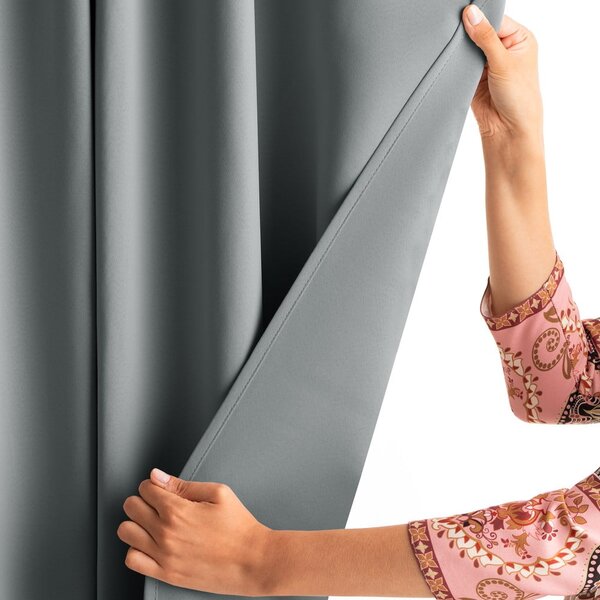 Tenda parzialmente oscurante grigia 140x270 cm Kierra – Restilo