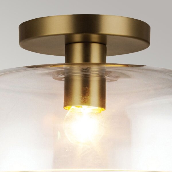 Alora Mood ALM-SYLVIA-SF-BG-CL - Plafoniera SYLVIA 1xE27/60W/230V dorata