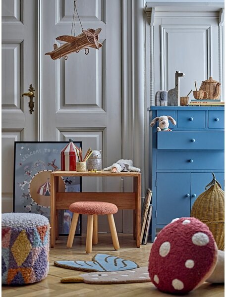 Sgabello per bambini arancione Aksel – Bloomingville Mini
