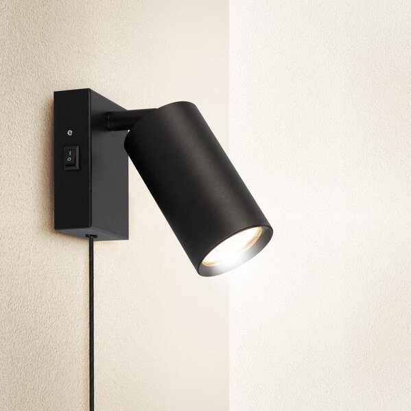 Solight WO3002-B - Lampada da parete CELE 1xGU10/30W/230V, nera