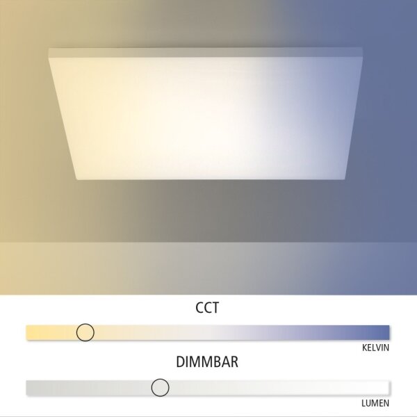 Leuchten Direkt 15552-16 - Plafoniera LED dimmerabile CANVAS LED/40W/230V + tc