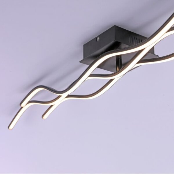 Leuchten Direkt 15167-18-LED Plafoniera WAWE 2xLED/12,5W/230V+LED/17W