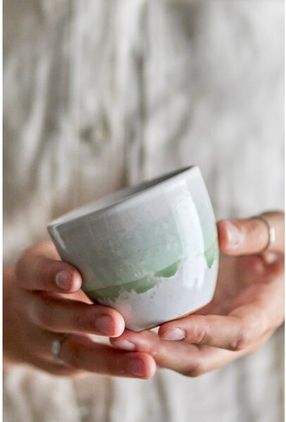 Tazza in gres verde chiaro 195 ml Paula - Bloomingville