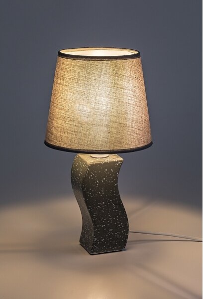 Rabalux 74073 - Lampada da tavolo DAYAMI 1xE14/40W/230V grigia