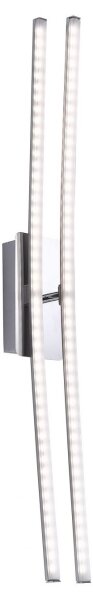 Leuchten Direkt 11272-55 - Lampadario LED da superficie SIMON 2xLED/8W/230V cromo opaco