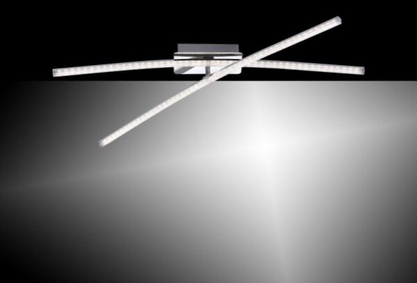 Leuchten Direkt 11292-17 - Lampadario LED da superficie SIMON 2xLED/8W/230V cromo luminoso