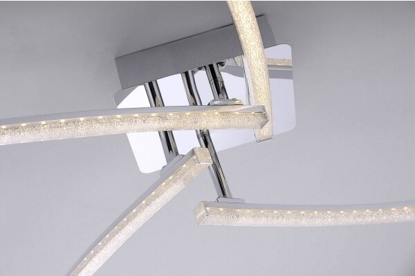 Leuchten Direkt 11291-17 - Lampadario LED da superficie SIMON 4xLED/3W/230V cromo luminoso