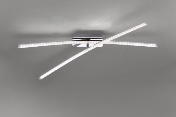 Leuchten Direkt 11292-17 - Lampadario LED da superficie SIMON 2xLED/8W/230V cromo luminoso
