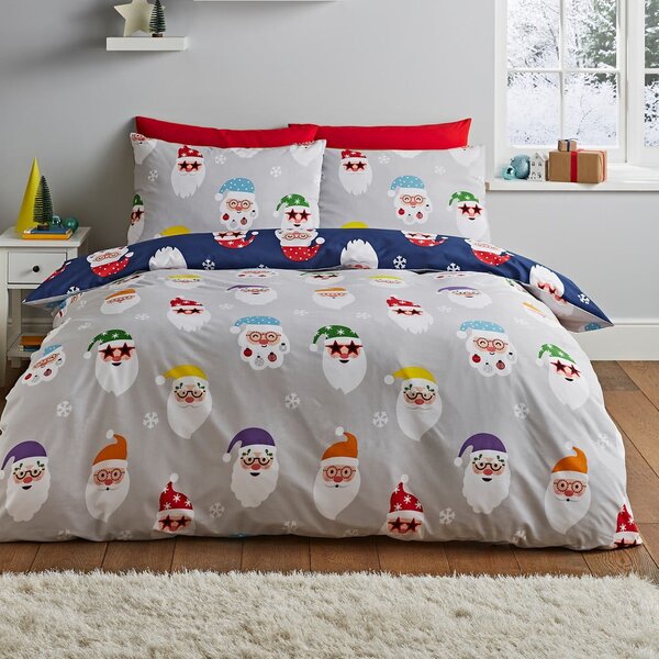 Set copripiumino e federa per letto matrimoniale e per letto esteso 230x220 cm Santa Spec-Tacular – Catherine Lansfield