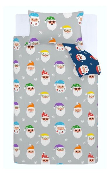 Set copripiumino e federa per letto matrimoniale e per letto esteso 230x220 cm Santa Spec-Tacular – Catherine Lansfield