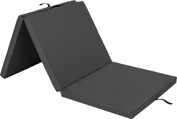 Materasso pieghevole "ALEX" - 195×80×6 cm - Materasso pieghevole con rivestimento in Oxford, lavabile, lettino da viaggio e tappetino da allenamento, pieghevole | PillowPrim
