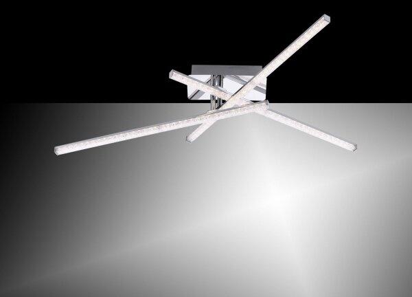 Leuchten Direkt 11293-17 - Lampadario LED da superficie SIMON 3xLED/5W/230V cromo luminoso