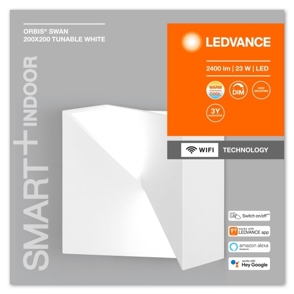 Ledvance - Applique LED dimmerabile SMART+ SWAN LED/23W/230V Wi-Fi