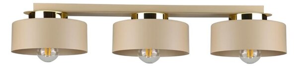 Plafoniera IGNIA 3xE27/60W/230V beige/dorato