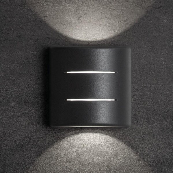 Kanlux 39184 - Lampada da parete LED per esterni REFAZI LED/6W/230V IP54 antracite