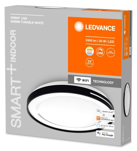 Ledvance - Plafoniera LED dimmerabile SMART+ ORBIS LED/30W/230V Wi-Fi