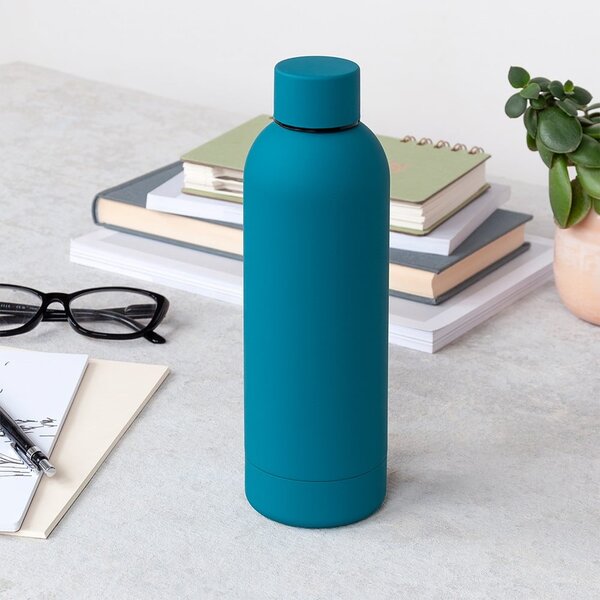 Bottiglia in acciaio inox color petrolio 500 ml - Rex London