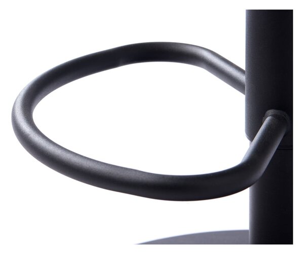 Sgabello da bar grigio scuro con altezza regolabile Nolan - Unique Furniture