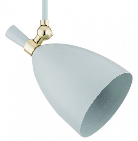 Argon 4685 - Lampadario su palo CHARLOTTE 1xE27/15W/230V blu/oro