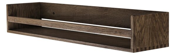 Attaccapanni da parete in rovere marrone con ripiano 60 cm Showcase - Mette Ditmer Denmark