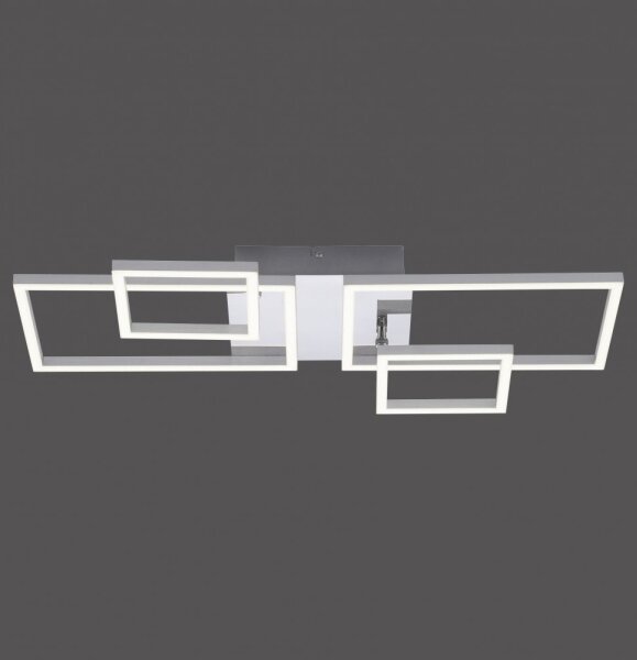 Leuchten Direkt 14030-55 - Lampadario LED da superficie IVEN 2xLED/12W/230V + 2xLED/5,5W