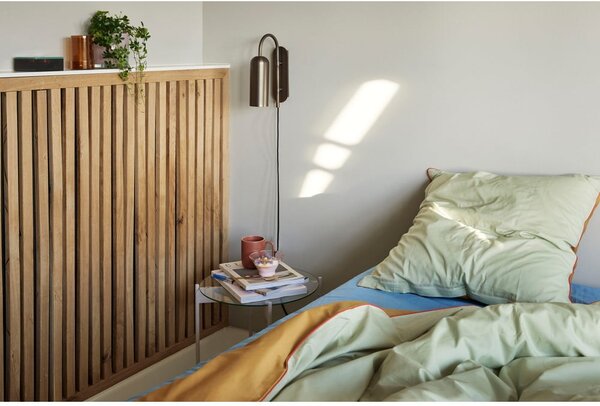 Tavolino rotondo con piano in vetro ø 45 cm Beam - Hübsch