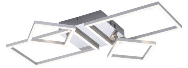 Leuchten Direkt 14030-55 - Lampadario LED da superficie IVEN 2xLED/12W/230V + 2xLED/5,5W